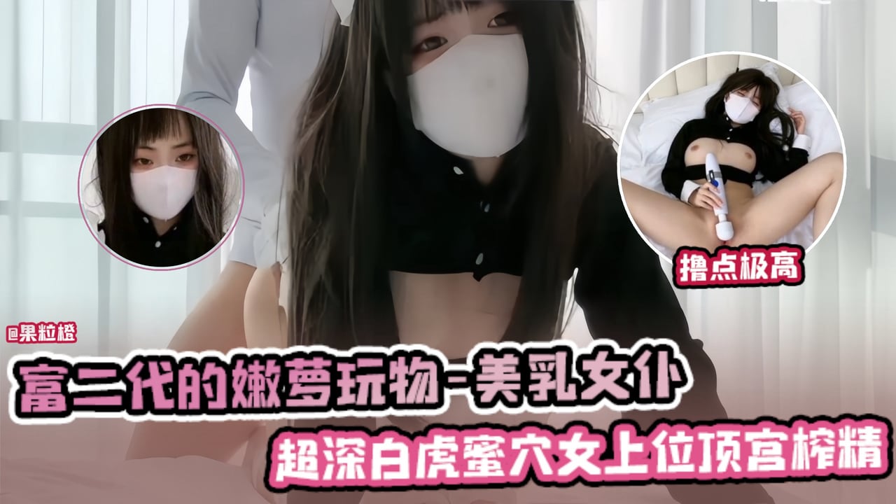 富二代的嫩萝玩物-美乳女仆，超深白虎蜜穴女上位骑乘榨精