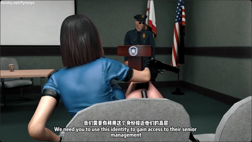 3D 国语剧情 卧底女警被下药~2