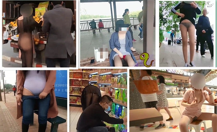 【性感淫妻】反差婊人妻的特殊癖好人前露出喜欢被注视
