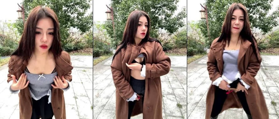 大胆御姐，反差骚母狗【Asia-GoodLuck】户外极限露出，景区开裆裤塞跳蛋自慰，脸穴同框骚的一批